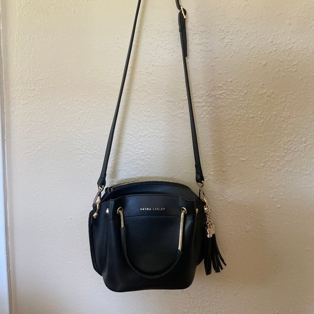Laura Ashley Little Black Cross body purse